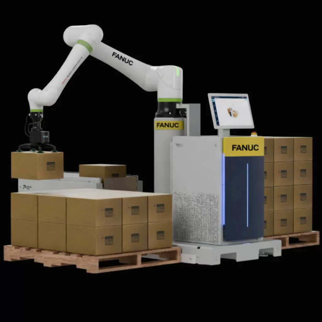 Dây chuyền đóng gói & xếp pallet tự động